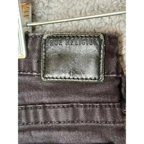 True Religion Rocco Black Distressed Jeans RN# 112790- 29 in Inseam, Size 20? - Picture 9 of 9